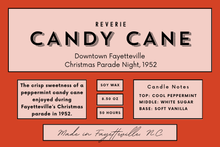 Load image into Gallery viewer, Candy Cane Candle - Downtown Fayetteville — Christmas Parade Night, 1952
