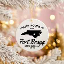 Load image into Gallery viewer, Fort Bragg Holiday Ornament
