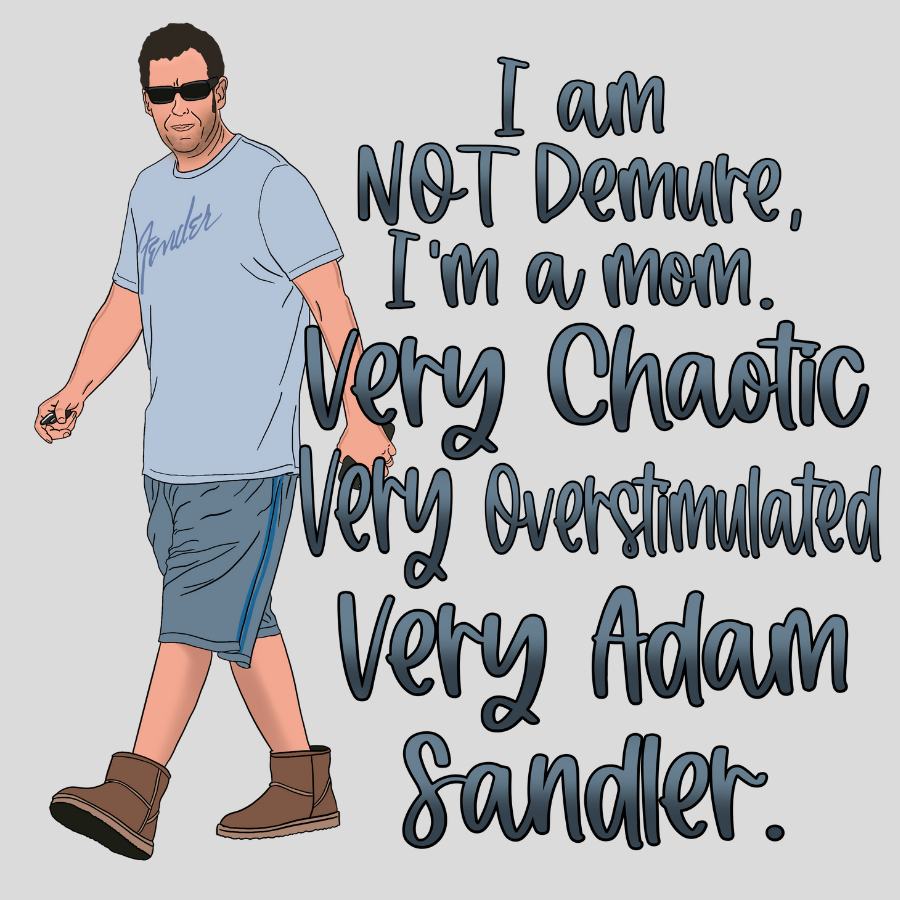 Demure Adam Sandler Magnet