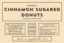 Load image into Gallery viewer, Cinnamon Sugared Donuts Candle  – County Fair, Indiana, 1995
