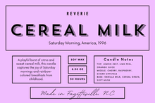 Load image into Gallery viewer, Cereal Milk Candle – Saturday Morning, America, 1996
