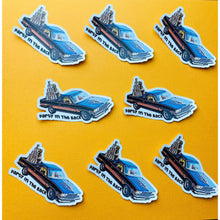 Load image into Gallery viewer, El Camino Mullet Party Sticker - Raccoon Retro Sticker
