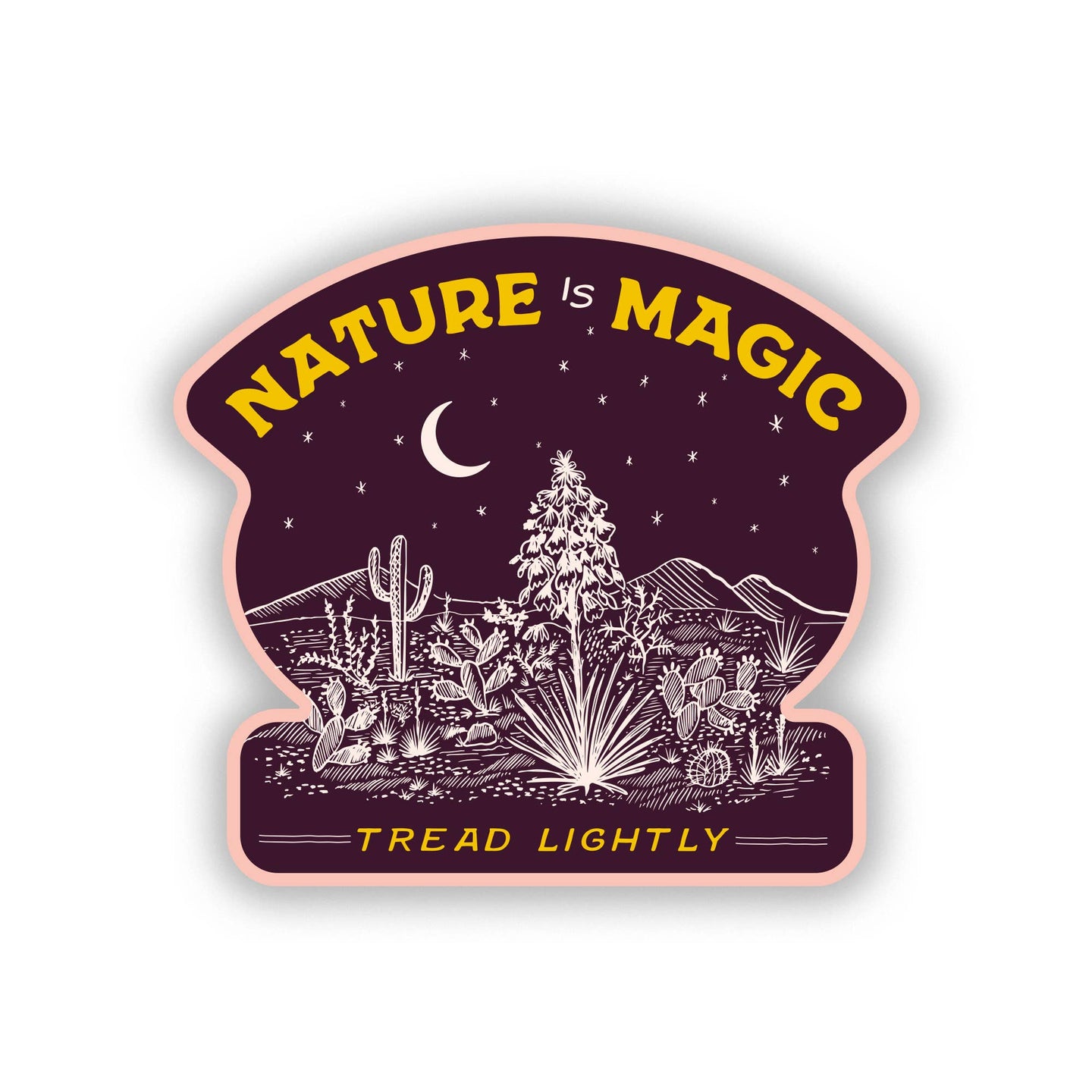 Nature is Magic Single Sticker.