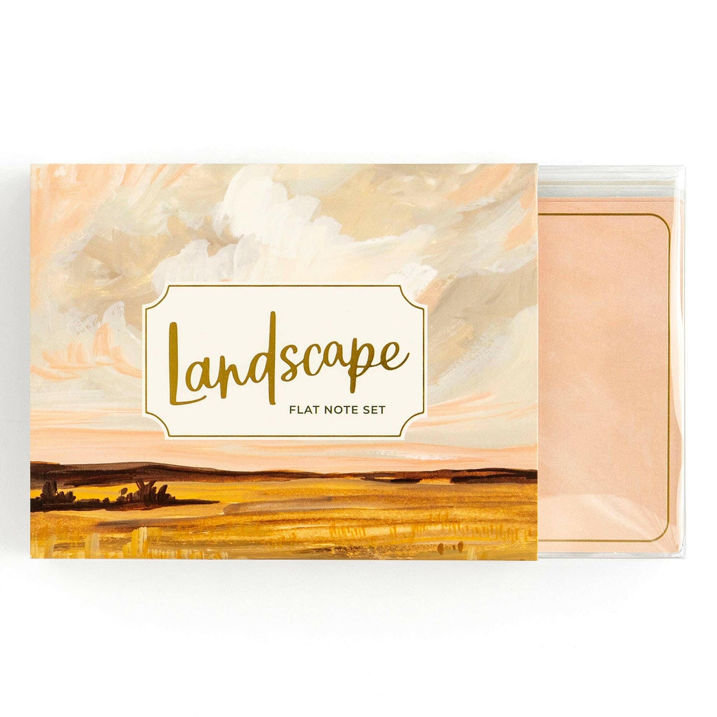 Landscape Envelope Flat Note Set.