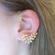 Load image into Gallery viewer, Floral Ear Wrap Cuff.
