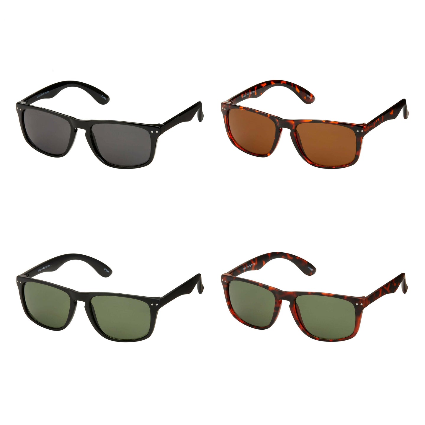 Keyhole Wrap Sunglasses - 1917 - 805.