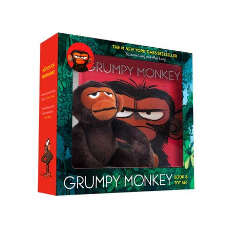 Grumpy Monkey Book And Toy Set.