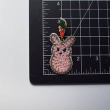 Load image into Gallery viewer, Bunny Peeps Pink Easter Bead Earrings
