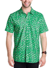 Load image into Gallery viewer, Men&#39;s Lucky Charmer St. Patrick&#39;s Day Hawaiian Shirt
