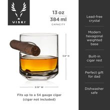 Load image into Gallery viewer, Crystal Cigar Glass.
