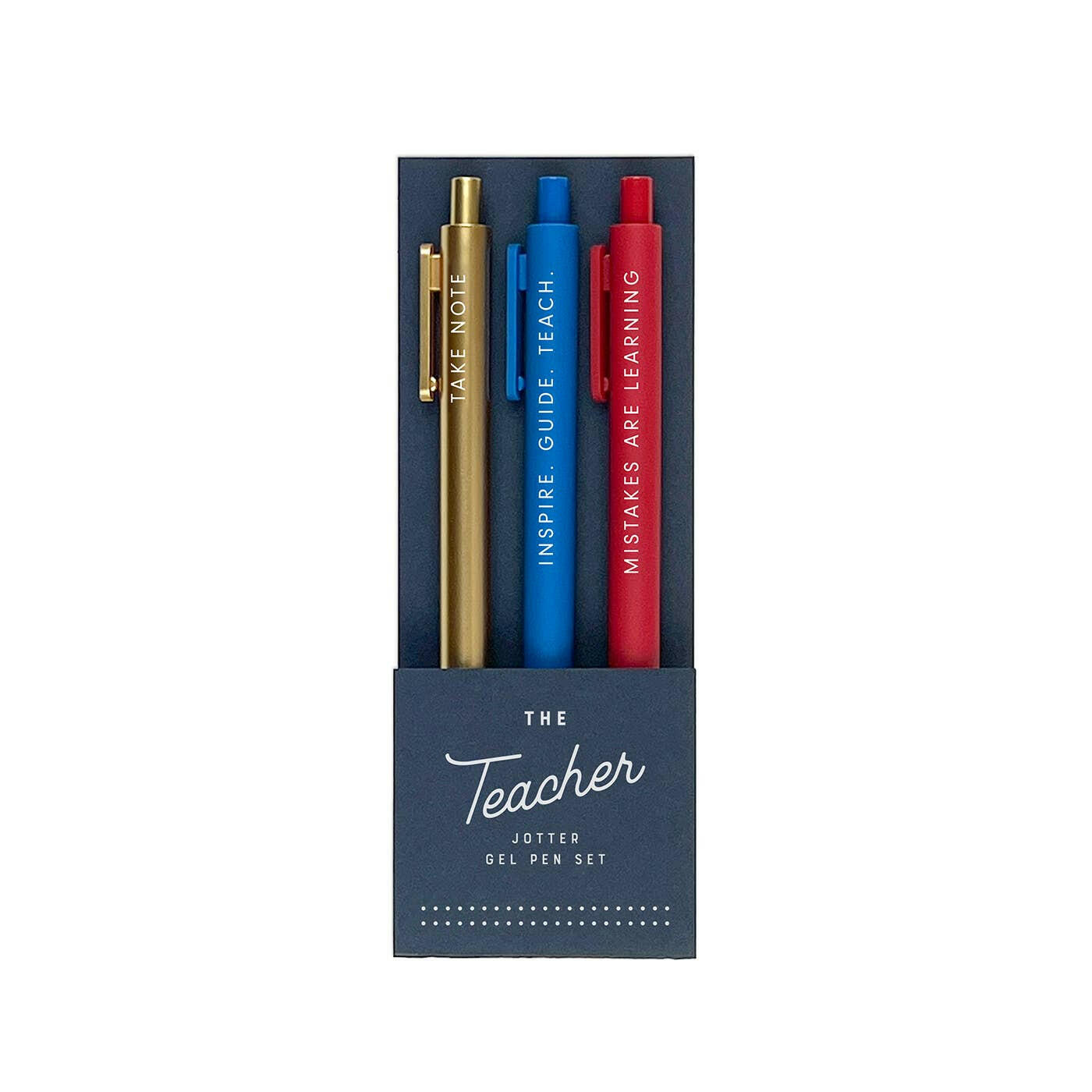 The Teacher Jotter Gel Pen: Set of 3.