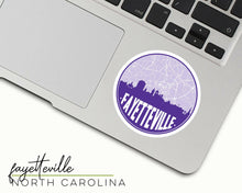 Load image into Gallery viewer, Fayetteville North Carolina sticker | Multiple Colors: Teal.
