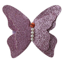 Load image into Gallery viewer, Glitter Fun Butterflies Hair Clips.
