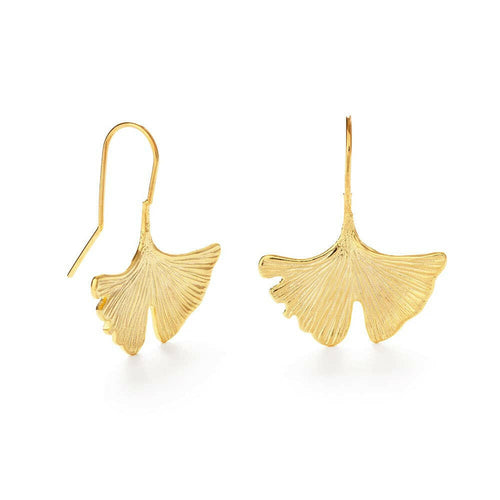 Ginkgo Drop Earrings.