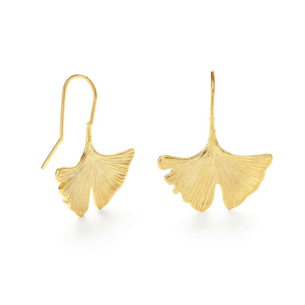 Ginkgo Drop Earrings.