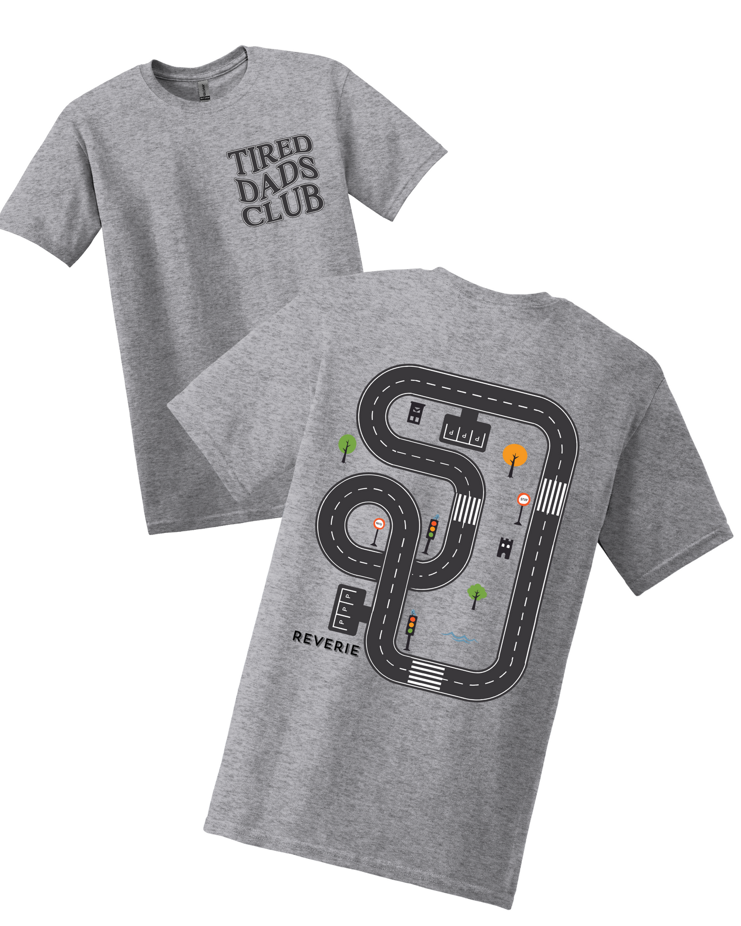 Tired Dads Club Playmat Tee Shirt