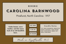 Load image into Gallery viewer, Carolina Barnwood Candle - Pinehurst, North Carolina · 1917
