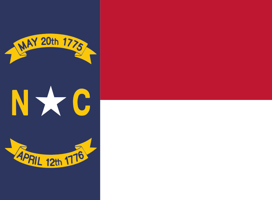 North Carolina Flag Magnet