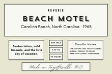 Load image into Gallery viewer, Beach Motel Candle - Carolina Beach, North Carolina · 1965
