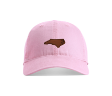 Load image into Gallery viewer, North Carolina Faux Leather Patch Cotton Twill Hat
