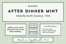Load image into Gallery viewer, After Dinner Mint Candle - Asheville, North Carolina · 1924

