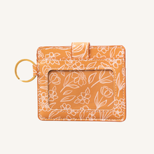 Load image into Gallery viewer, Terracotta Floral Wallet.
