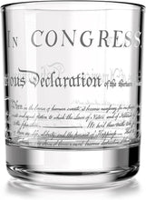 Load image into Gallery viewer, Declaration of Independence - Whiskey Glass.
