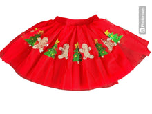 Load image into Gallery viewer, Gingerbread Man Chirstmas Tutu.
