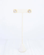 Load image into Gallery viewer, Winslow Embellished CZ Stud Earring Gold
