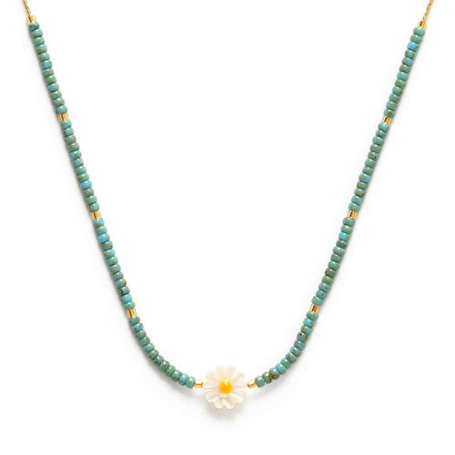 Daisy Miyuki Bead Necklace.