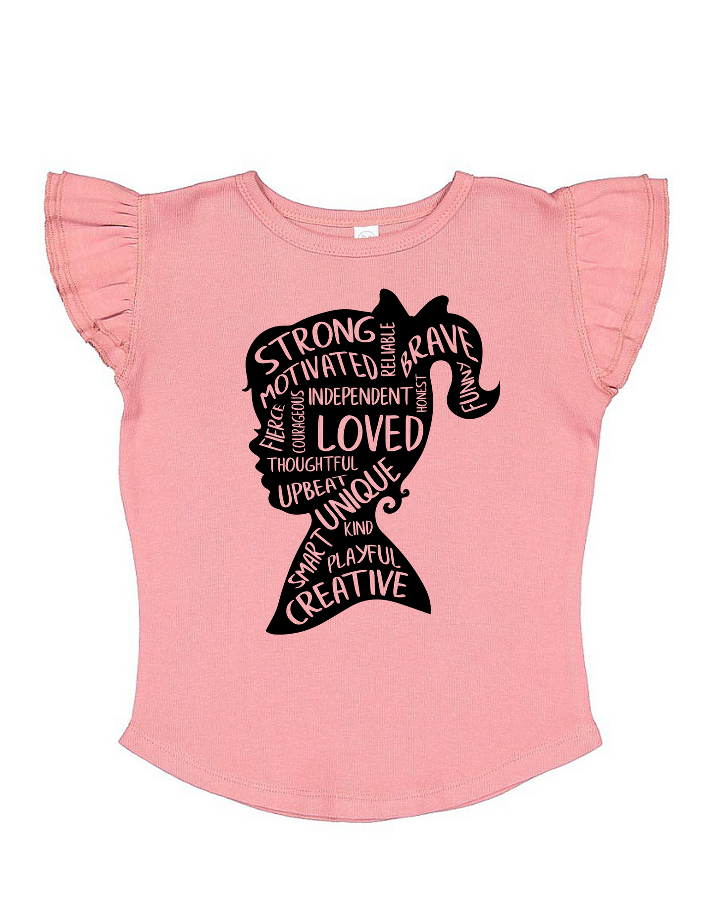 Strong, Brave Girl Onesie and Toddler T-Shirt