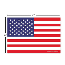 Load image into Gallery viewer, American Flag - 4 x 6 in. Decal.
