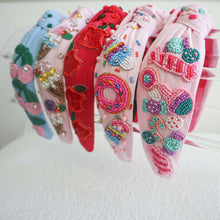 Load image into Gallery viewer, Summer Treats Beaded Headbands.
