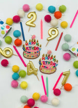 Load image into Gallery viewer, Happy Birthday Cake Embellished Earring MULTI.
