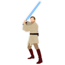 Load image into Gallery viewer, Obi-Wan Kenobi Star Wars Sticker.
