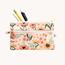 Load image into Gallery viewer, Sunny Poppies Pencil Pouch.
