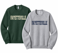 Load image into Gallery viewer, Fayetteville Collegiate Sponge Fleece Crewneck Sweatshirt
