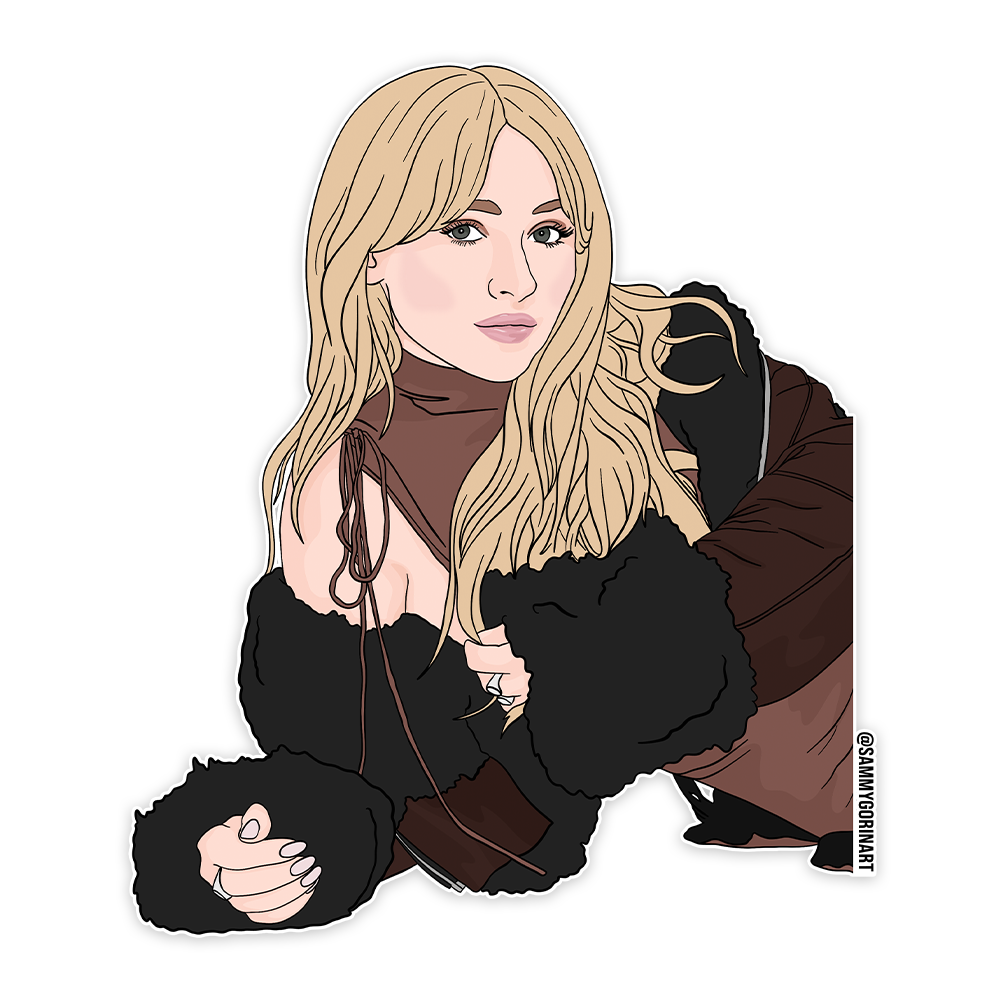 Sabrina Carpenter Sticker.