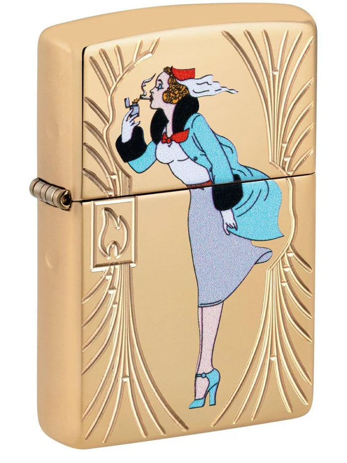 Windy 85th Anniversary Collectible - High Polish Brass Zippo Lighter