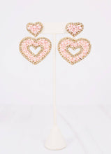 Load image into Gallery viewer, Sullivan Heart Embellished Earring BLUSH
