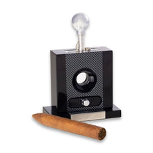 Load image into Gallery viewer, Landry Wood Table Top Cigar Cutter.

