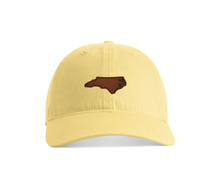Load image into Gallery viewer, North Carolina Faux Leather Patch Cotton Twill Hat

