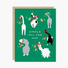 Load image into Gallery viewer, Boxed Jingle Cats Holiday Card
