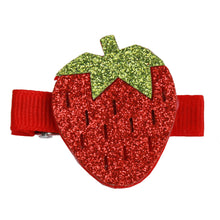 Load image into Gallery viewer, Glitter Strawberry clip
