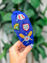 Load image into Gallery viewer, &#39;Home Run&#39; Beaded Baseball Embellished Headband.
