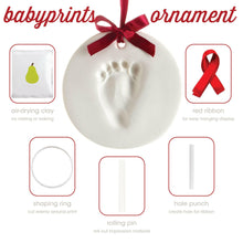 Load image into Gallery viewer, Baby Christmas Handprint or Footprint Keepsake Ornament.
