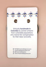 Load image into Gallery viewer, Handwoven Wire Small Everyday Hoop Earrings.
