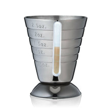 Load image into Gallery viewer, Warren: Gunmetal 2.5oz Step Jigger.
