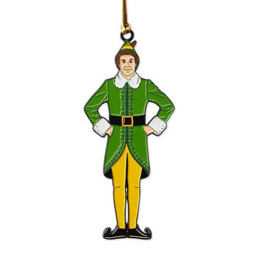 Elf Enamel Ornament.