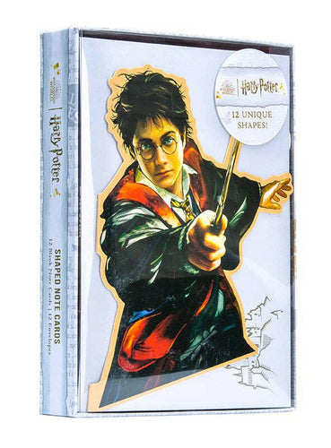 Harry Potter Boxed Die-cut Note Cards (Set of 12).